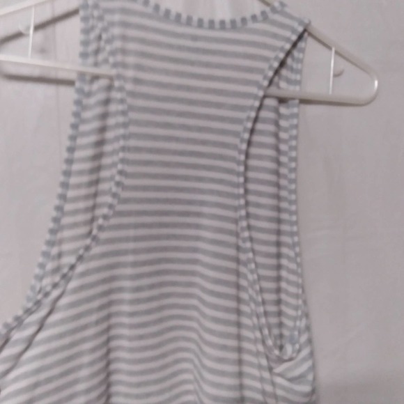Athleta Essence Muscle Tank Top Racerback Striped Size M - Picture 6 of 8